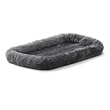Midwest Homes For Pets Bolster Dpg Bed 22L-Inch Gray Dog Bed Or Cat Bed W/ Comfortable Bolster | Ideal For Xs Dog Breeds &Amp; Fits A 22-Inch Crate | Easy Maintenance Machine Wash &Amp; Dry