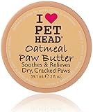 Pet Head Oatmeal Paw Butter 2 Fl. Oz. Moisturizing Paw Balm, Soothes And Relieves Dry Cracked Paws And Noses, Lickable, Hypoallergenic With Natural Ingredients. Gentle Formula For Puppies. Made In Usa