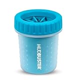 Dexas Mudbuster Portable Dog Paw Cleaner - Premium Quality, Blue, Small Size For Pet Supplies And Accessories