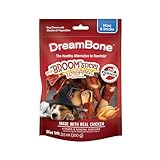 Dreambone Mini Broomsticks 8 Count, Wrapped With Real Chicken, Rawhide-Free Halloween Chews For Dogs