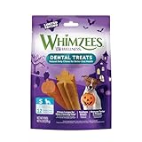 Whimzees By Wellness Halloween Natural Dental Chews For Dogs, Long Lasting Treats, Grain-Free, Freshens Breath, Small Breed, 12 Count