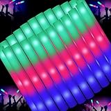 Shqdd115 Pack Led Foam Glow Sticks, Glow Sticks Bulk With 3 Modes Colorful Flashing, Glow In The Dark Party Supplies For Wedding, Raves, Concert, Camping, Sporting Events, New Year Carnival