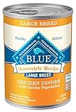Blue Buffalo Homestyle Recipe Adult Wet Dog Food, Made With Natural Ingredients, Chicken Dinner With Garden Vegetables, 12.5-Oz. Can (Pack Of 12)