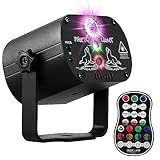 Pococo Dj Disco Stage Party Lights, Sound Activated Laser Light Rgb Flash Strobe Projector With Remote Control For Christmas Halloween Decorations Karaoke Pub Ktv Bar Dance Gift Birthday Wedding