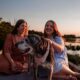 Annie With Her Fur Moms, Best Friends Lauren Siler And Lisa Flores