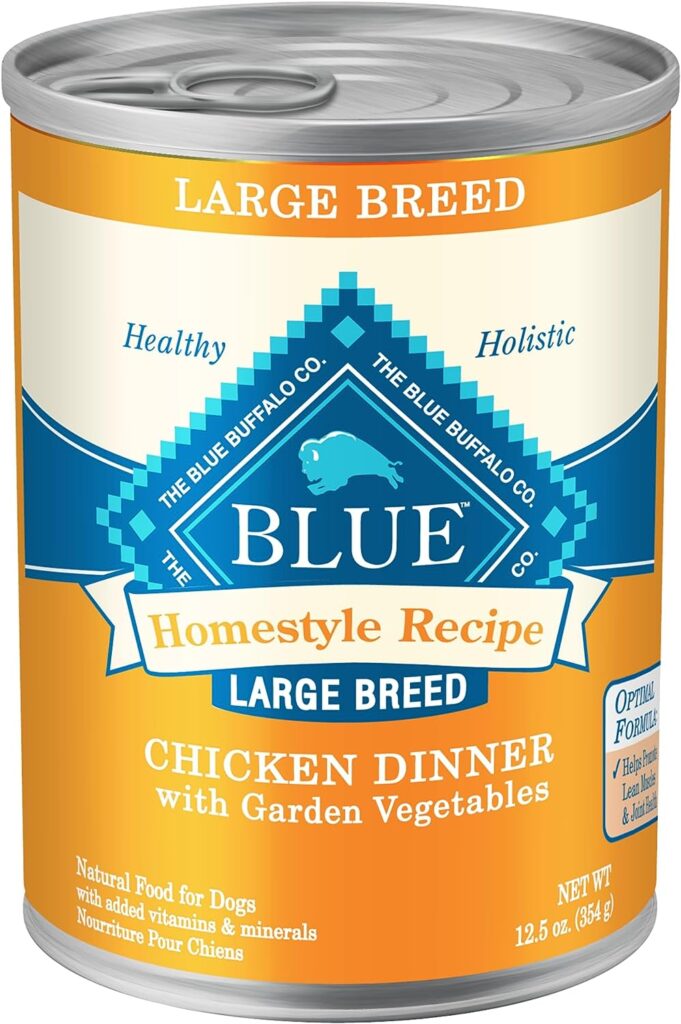 Blue Buffalo Homestyle Recipe Natural Adult Large Breed Wet Dog Food