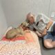 Lele The Shy Dog Meeting Her New Owner