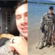 Mike Alcala And His Retired Military K9 John